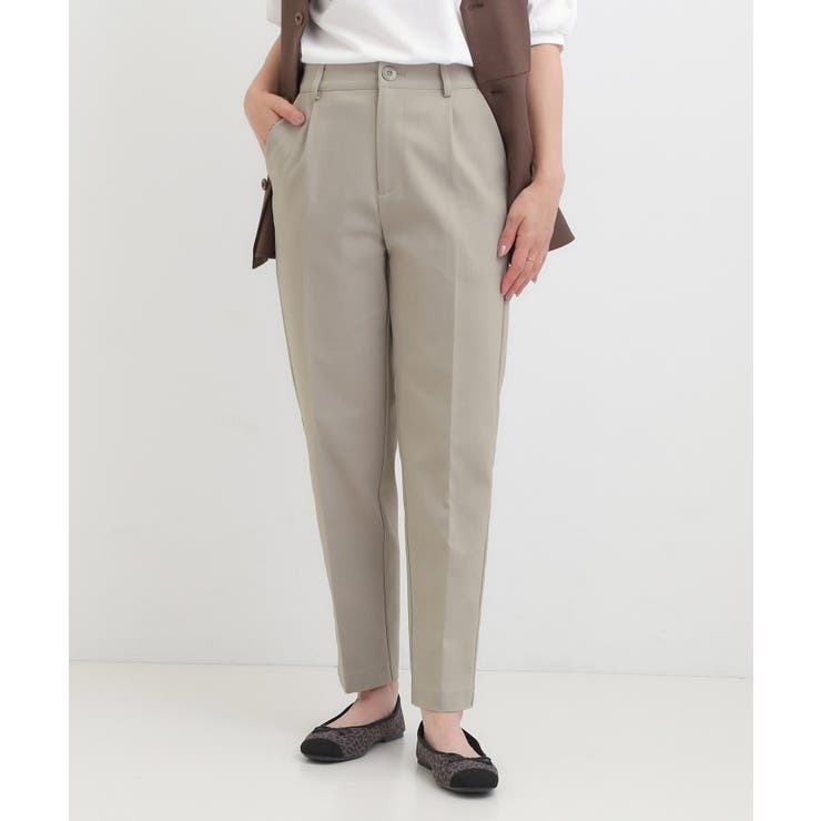 【洗濯機可/S-3L/美脚シルエット】きちんと見えする ソフトスティックパンツ | SHOO・LA・RUE | 詳細画像5 