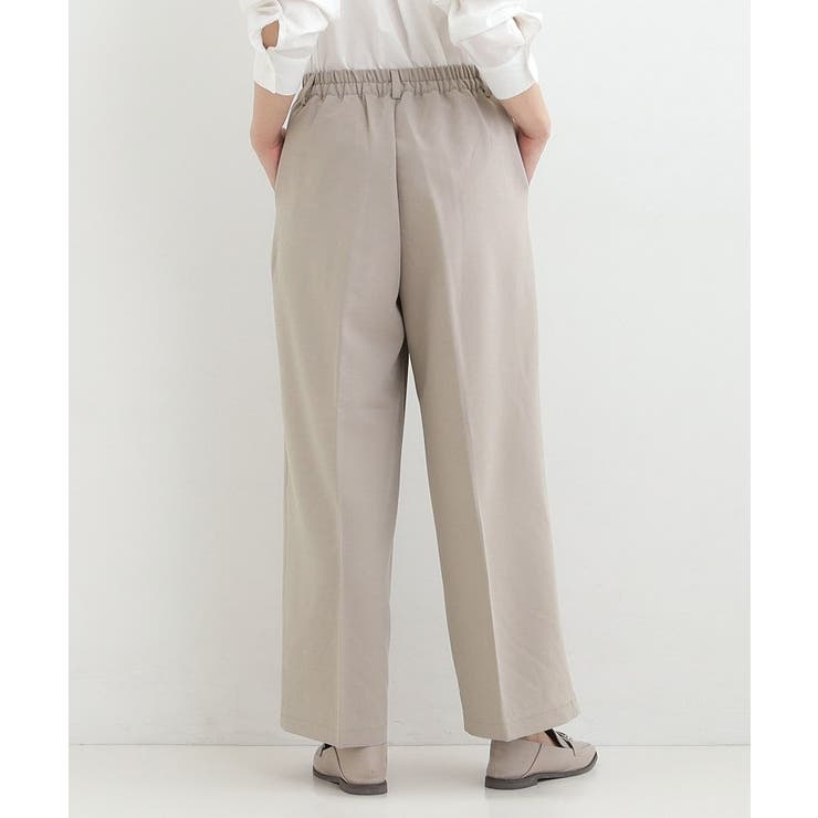 【洗濯機可/S-LL】すっきり上品きれい見え タックワイドパンツ | SHOO・LA・RUE | 詳細画像15 