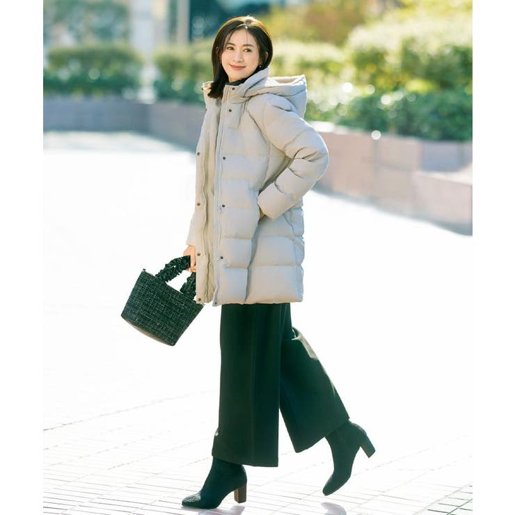 【洗濯機可/撥水】フェイクファーフード ロングダウン | SHOO・LA・RUE | 詳細画像39 