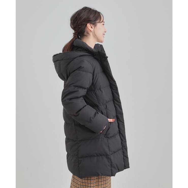 【洗濯機可/撥水】フェイクファーフード ロングダウン | SHOO・LA・RUE | 詳細画像3 