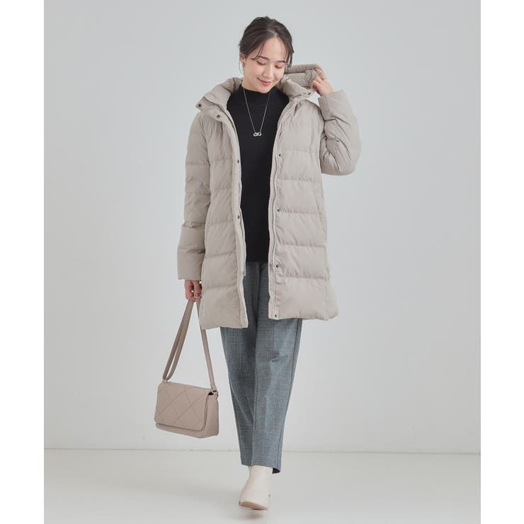 【洗濯機可/撥水】フェイクファーフード ロングダウン | SHOO・LA・RUE | 詳細画像17 