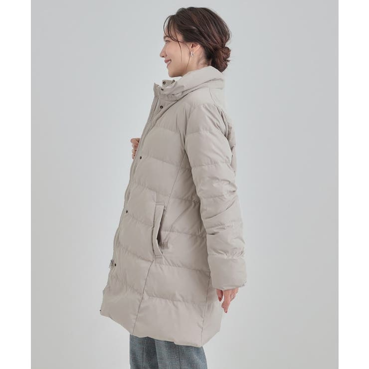 【洗濯機可/撥水】フェイクファーフード ロングダウン | SHOO・LA・RUE | 詳細画像19 