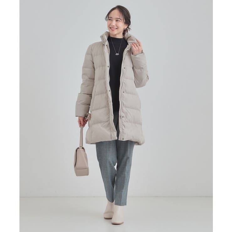 【洗濯機可/撥水】フェイクファーフード ロングダウン | SHOO・LA・RUE | 詳細画像20 