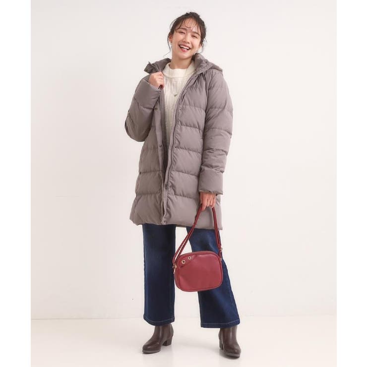 【洗濯機可/撥水】フェイクファーフード ロングダウン | SHOO・LA・RUE | 詳細画像44 