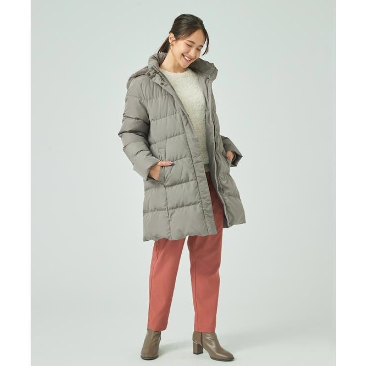 【洗濯機可/撥水】フェイクファーフード ロングダウン | SHOO・LA・RUE | 詳細画像48 