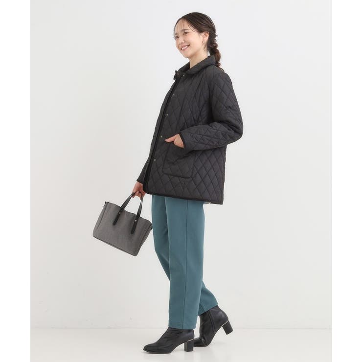 【撥水/フード取り外し可】サッと羽織れる ダイヤ柄キルトジャケット | SHOO・LA・RUE | 詳細画像6 