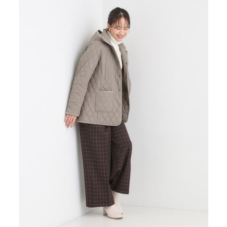 【撥水/フード取り外し可】サッと羽織れる ダイヤ柄キルトジャケット | SHOO・LA・RUE | 詳細画像19 