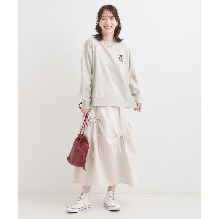 【S-LL】選べる4柄 グラフィックアソート裏毛スウェット | SHOO・LA・RUE | 詳細画像4 