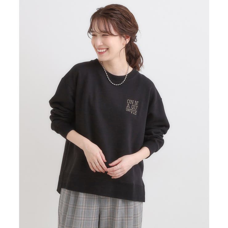 【S-LL】選べる4柄 グラフィックアソート裏毛スウェット | SHOO・LA・RUE | 詳細画像6 