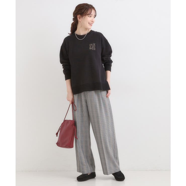 【S-LL】選べる4柄 グラフィックアソート裏毛スウェット | SHOO・LA・RUE | 詳細画像8 