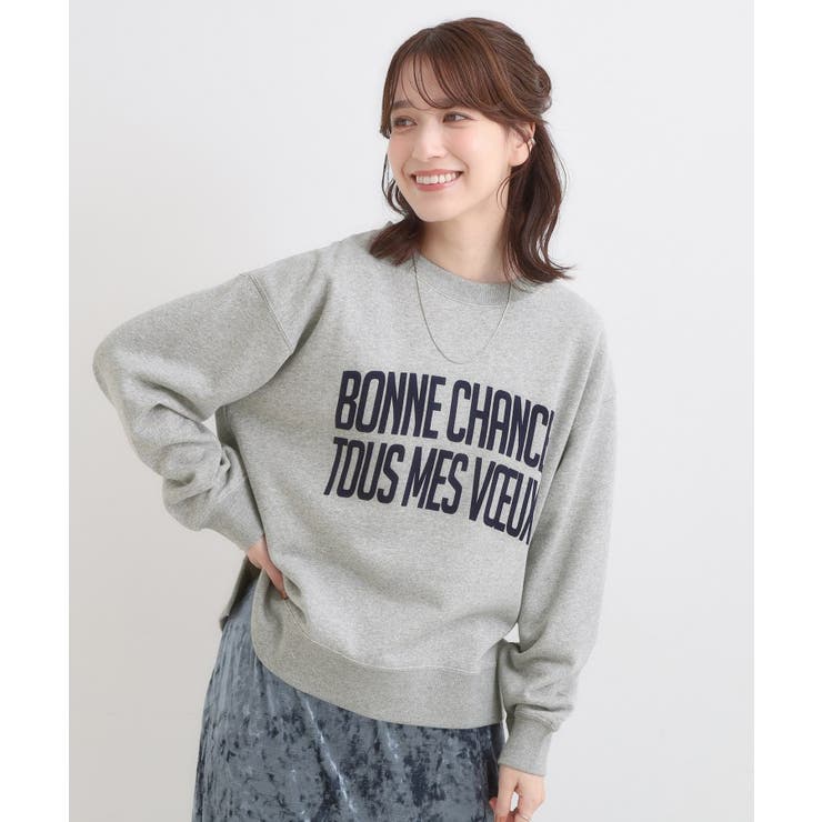 【S-LL】選べる4柄 グラフィックアソート裏毛スウェット | SHOO・LA・RUE | 詳細画像10 