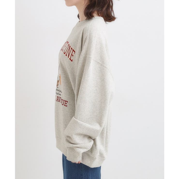 【選べる4柄】グラフィックアソート オーバーサイズ 裏毛スウェット | SHOO・LA・RUE | 詳細画像18 