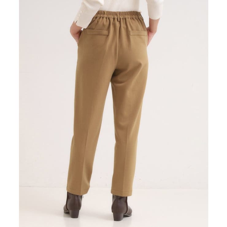 【洗濯機可/S-LL】美脚見え あったかテーパードパンツ | SHOO・LA・RUE | 詳細画像10 