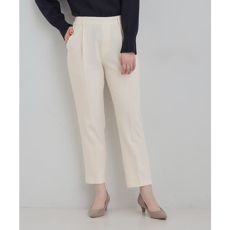 【洗濯機可/S-LL】美脚見え あったか裏起毛 テーパードパンツ | SHOO・LA・RUE | 詳細画像1 