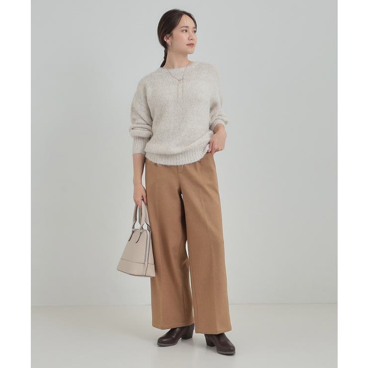 【洗濯機可/S-LL】上品にキラリと華やぐ スパンコールニット | SHOO・LA・RUE | 詳細画像4 