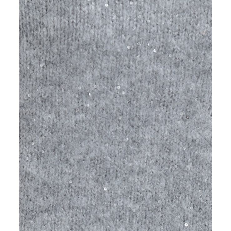 【洗濯機可/S-LL】上品にキラリと華やぐ スパンコールニット | SHOO・LA・RUE | 詳細画像13 