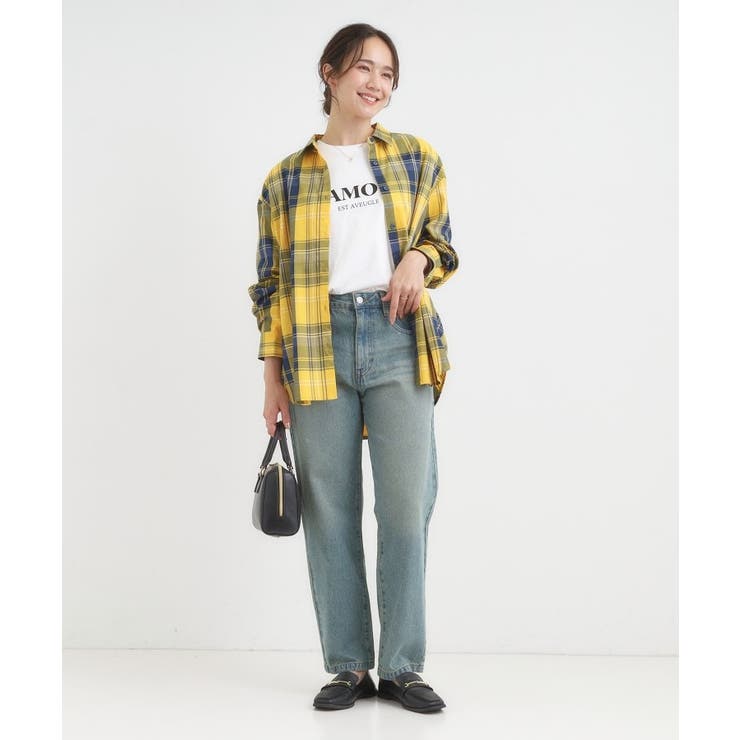 【洗濯機可/S-LL】程よいゆとりと抜け感 大人のチェックシャツ | SHOO・LA・RUE | 詳細画像12 