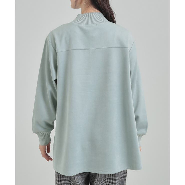 【S-LL】滑らかタッチが癖になる Aラインスエード調トップス | SHOO・LA・RUE | 詳細画像15 