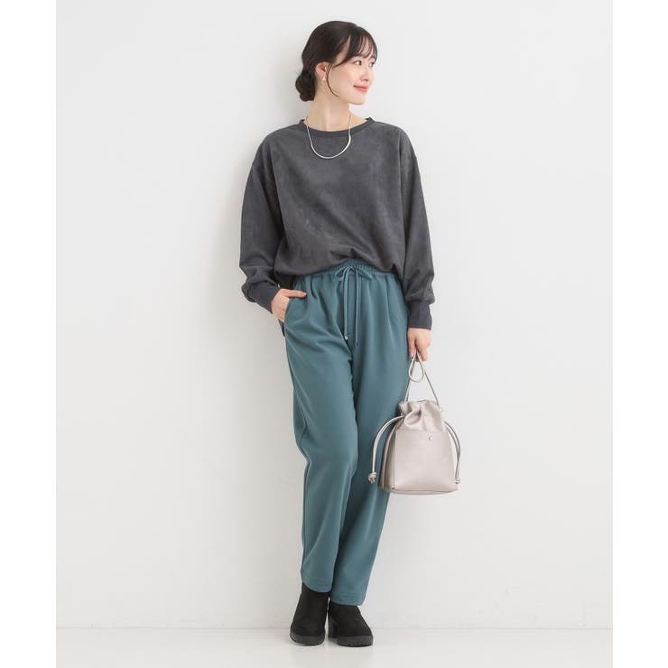 【S-LL】なめらかタッチが癖になる スエード調トップス | SHOO・LA・RUE | 詳細画像7 