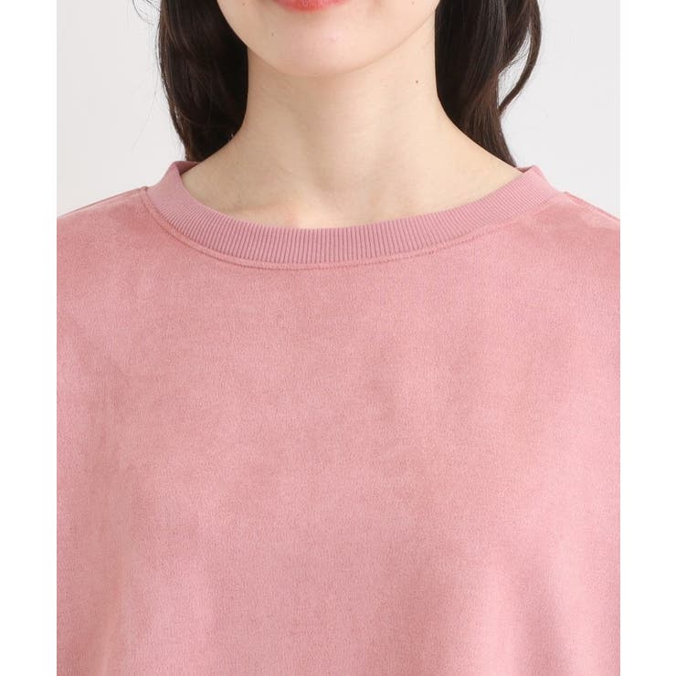 【S-LL】なめらかタッチが癖になる スエード調トップス | SHOO・LA・RUE | 詳細画像24 