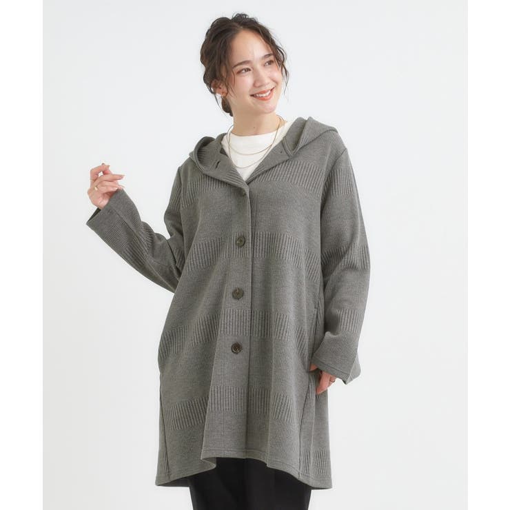 【高レビュー 春まで着られる】体型をカバーしながらスマートに魅せる ラインジャカ… | SHOO・LA・RUE | 詳細画像1 