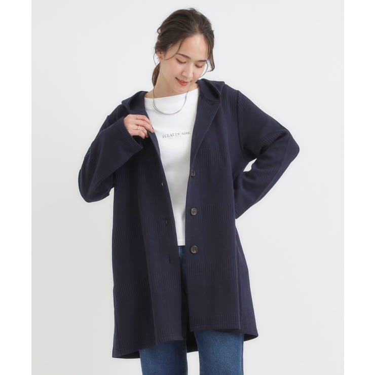 【高レビュー 春まで着られる】体型をカバーしながらスマートに魅せる ラインジャカ… | SHOO・LA・RUE | 詳細画像5 