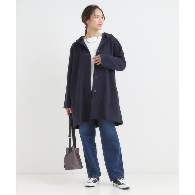 【高レビュー 春まで着られる】体型をカバーしながらスマートに魅せる ラインジャカ… | SHOO・LA・RUE | 詳細画像7 