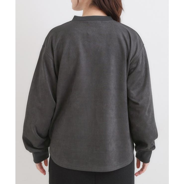 【S LL】柔らかくて軽い さっと羽織れるフェイクスエードブルゾン【CIRCRI… | SHOO・LA・RUE | 詳細画像11 