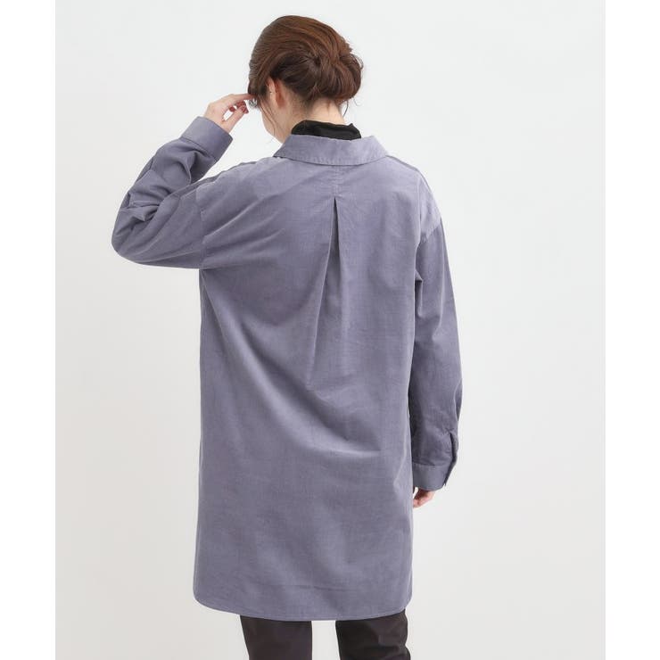 すっきり見えにこだわった コーデュロイチュニックワンピース | SHOO・LA・RUE | 詳細画像14 