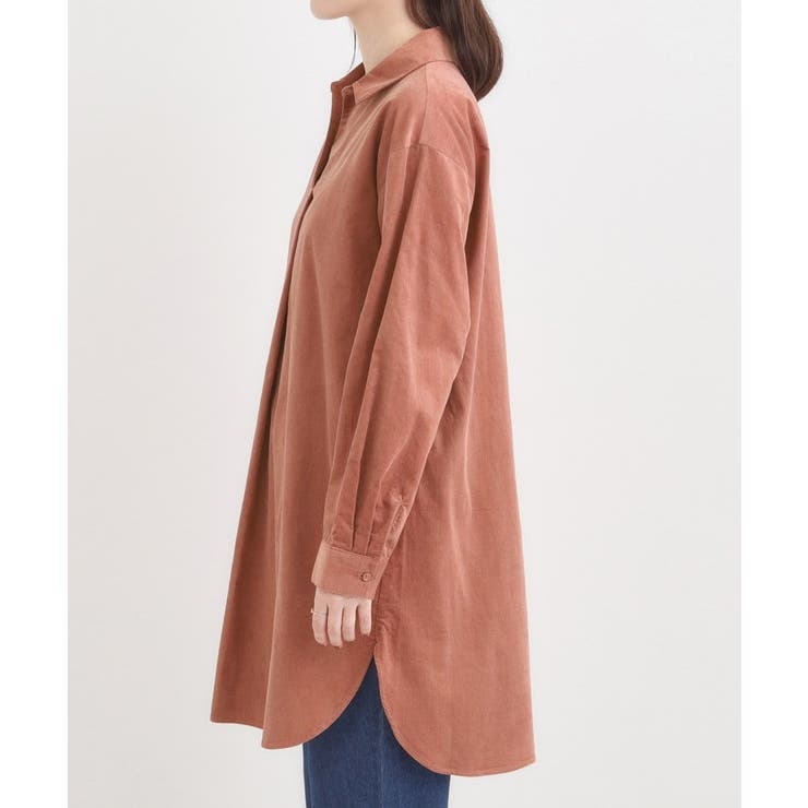 すっきり見えにこだわった コーデュロイチュニックワンピース | SHOO・LA・RUE | 詳細画像18 