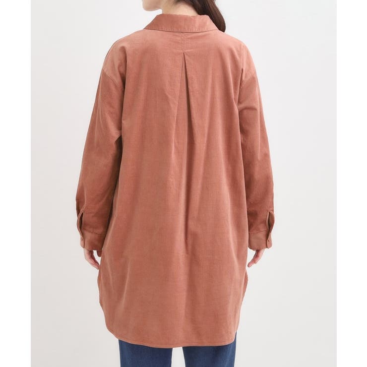 すっきり見えにこだわった コーデュロイチュニックワンピース | SHOO・LA・RUE | 詳細画像19 