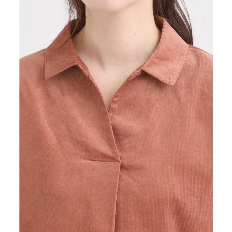 すっきり見えにこだわった コーデュロイチュニックワンピース | SHOO・LA・RUE | 詳細画像20 