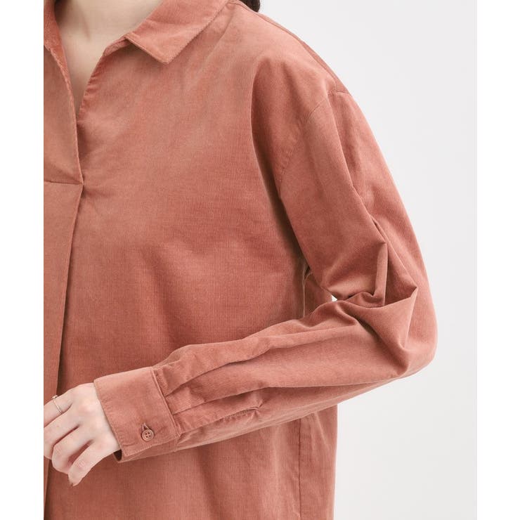 すっきり見えにこだわった コーデュロイチュニックワンピース | SHOO・LA・RUE | 詳細画像21 