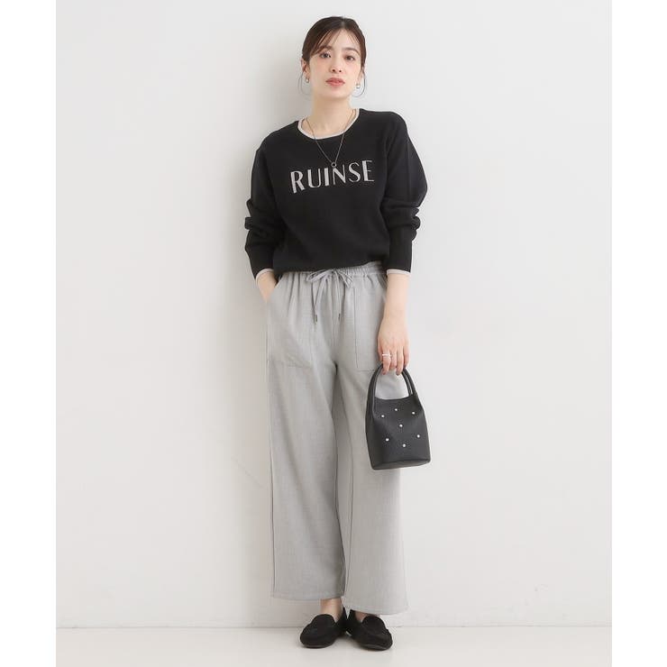 あったか裏起毛ベイカーパンツ | SHOO・LA・RUE | 詳細画像11 