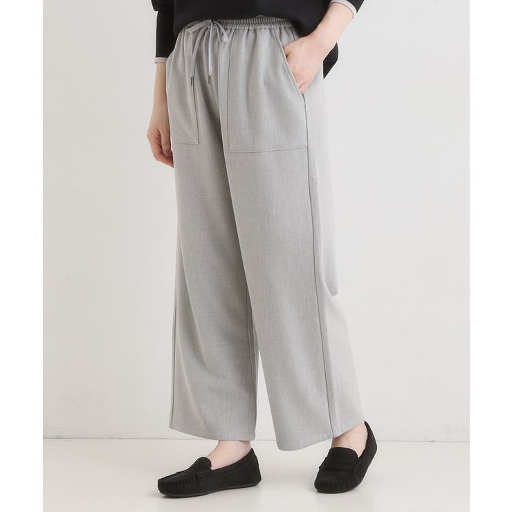 グレー(012) | あったか裏起毛ベイカーパンツ | SHOO・LA・RUE