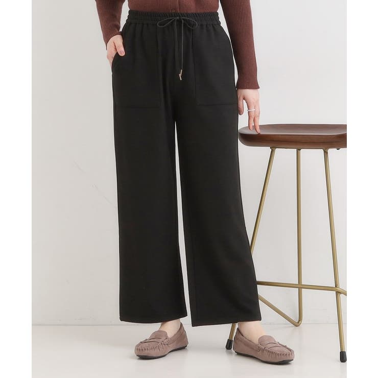 ブラック(019) | あったか裏起毛ベイカーパンツ | SHOO・LA・RUE