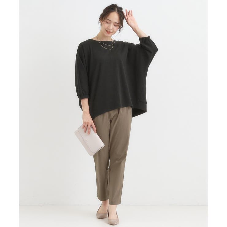 さらっとしたタッチ ゆるシルエットが心地よいドルマントップス | SHOO・LA・RUE | 詳細画像3