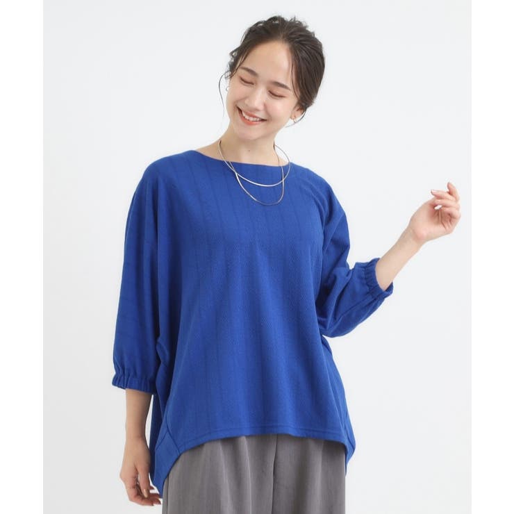さらっとしたタッチ ゆるシルエットが心地よいドルマントップス | SHOO・LA・RUE | 詳細画像13