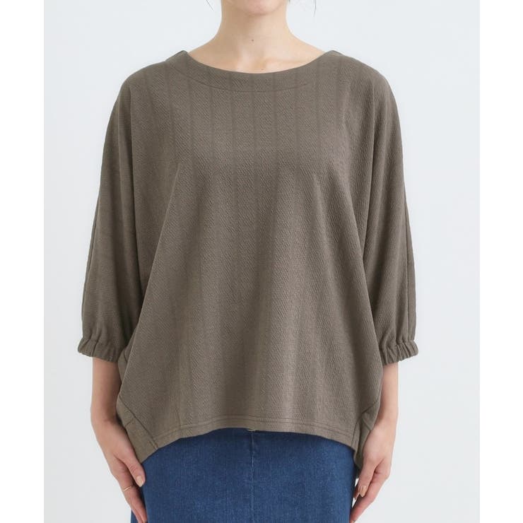 さらっとしたタッチ ゆるシルエットが心地よいドルマントップス | SHOO・LA・RUE | 詳細画像17