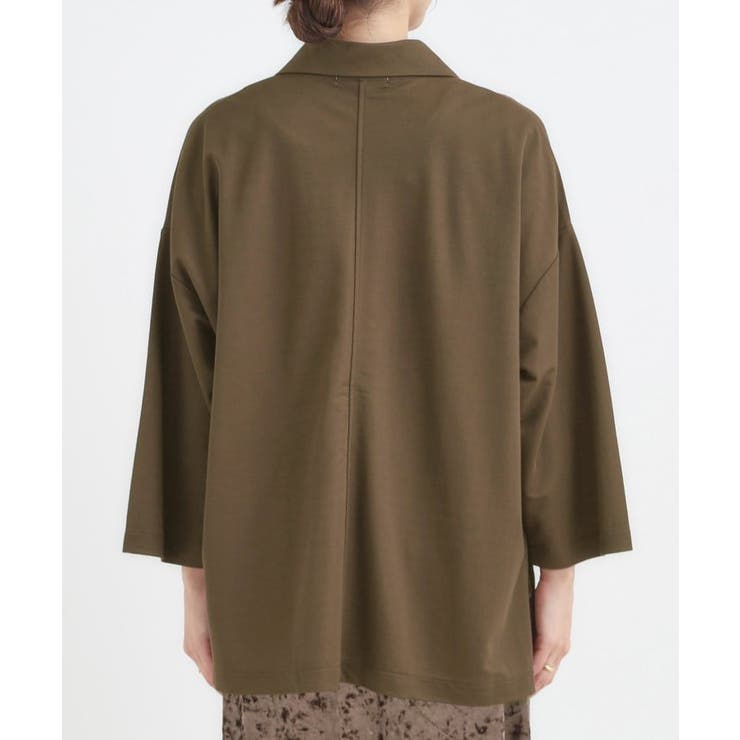 【S-LL/ひんやり】さらっとしたタッチが心地よい ダブルブレストジャケット | SHOO・LA・RUE | 詳細画像11 