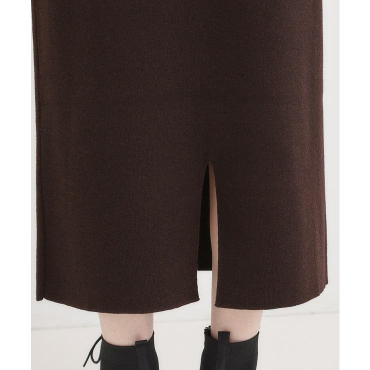 【毛玉レス/洗える】すっきり見えが叶う ナロースカート | SHOO・LA・RUE | 詳細画像14 