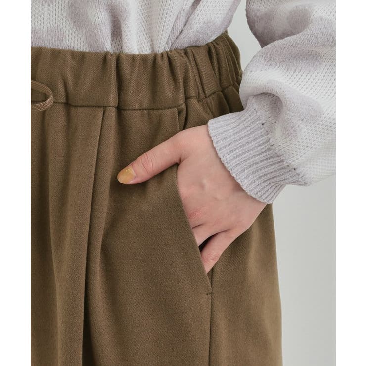 【あったか/S-LL】ゆるっとリラクシーに イージーワイドパンツ | SHOO・LA・RUE | 詳細画像18 