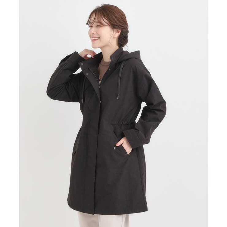 【S-LL/撥水】腰回りをカバーする ロングミリタリーアウター | SHOO・LA・RUE | 詳細画像2 