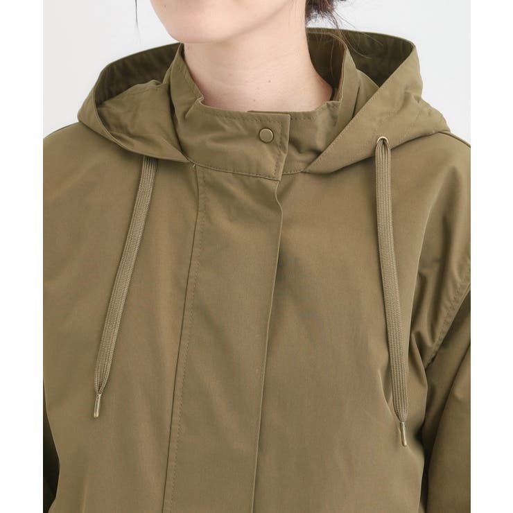 【S-LL/撥水】腰回りをカバーする ロングミリタリーアウター | SHOO・LA・RUE | 詳細画像12 