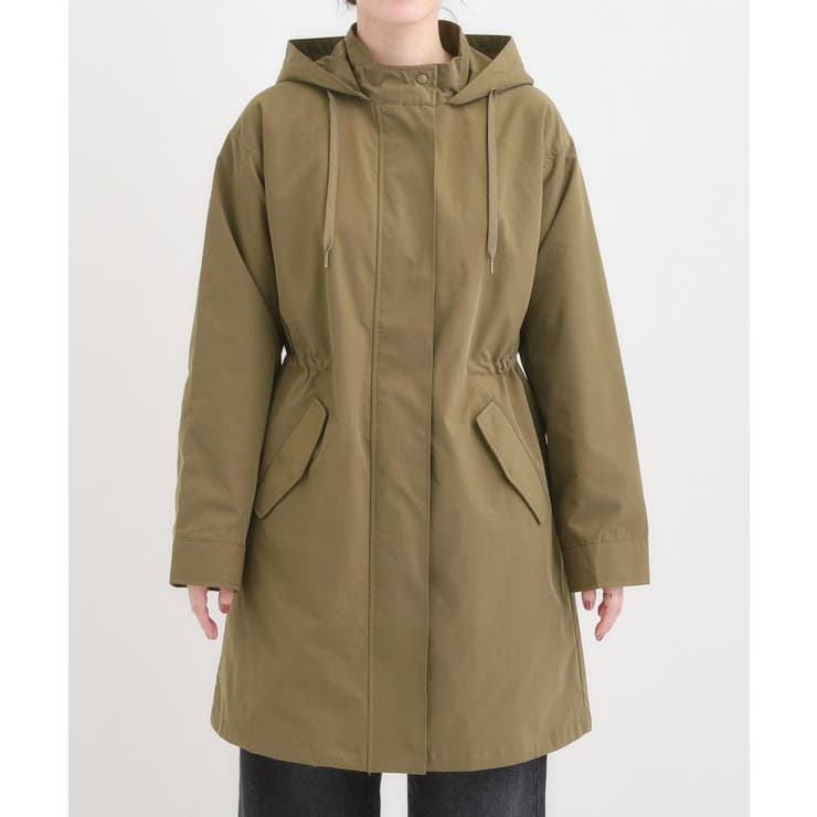 【S-LL/撥水】腰回りをカバーする ロングミリタリーアウター | SHOO・LA・RUE | 詳細画像18 