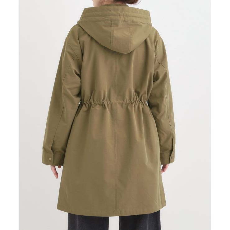 【S-LL/撥水】腰回りをカバーする ロングミリタリーアウター | SHOO・LA・RUE | 詳細画像20 