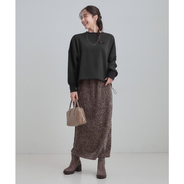 ゆったりシルエットの ドロスト裏シャギースウェット | SHOO・LA・RUE | 詳細画像7 