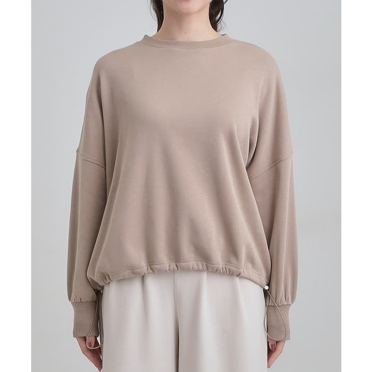 ゆったりシルエットの ドロスト裏シャギースウェット | SHOO・LA・RUE | 詳細画像20 