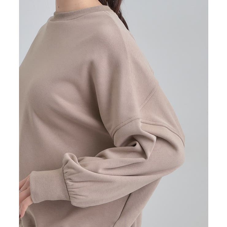 ゆったりシルエットの ドロスト裏シャギースウェット | SHOO・LA・RUE | 詳細画像17 