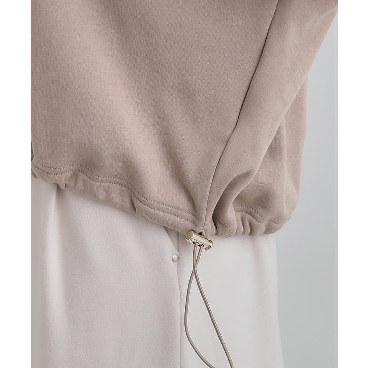 ゆったりシルエットの ドロスト裏シャギースウェット | SHOO・LA・RUE | 詳細画像18 